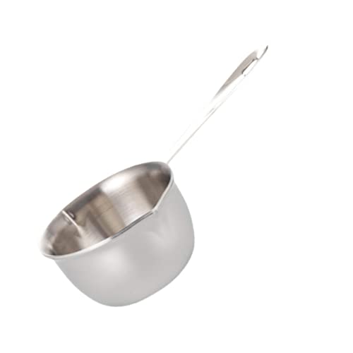 Garneck Stainless Steel Melting Pot for Chocolate Cheese and Butter Capacity -scald Handle Baking Accessory for Homemade Treats and Fondue