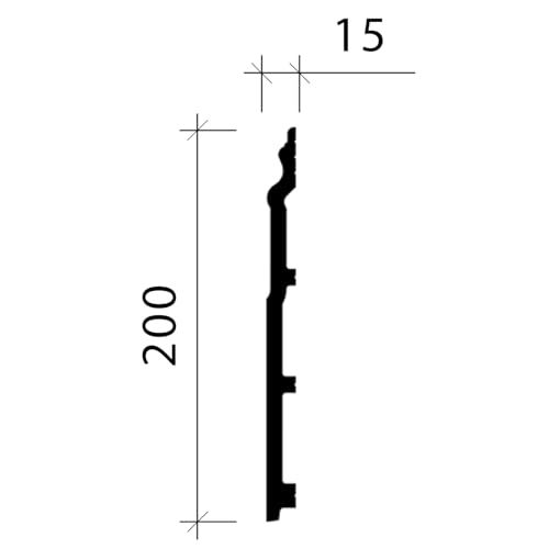 Plinthe en polystyrène extrudé Profhome 653118 XPS