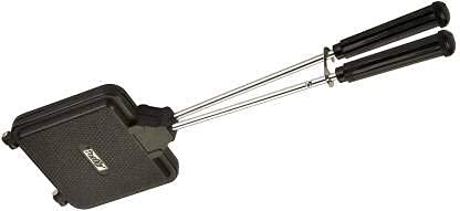 Anjali Aluminum Nonstick Sandwich Toaster Deluxe Cut Toast Pack of 1 (Black)