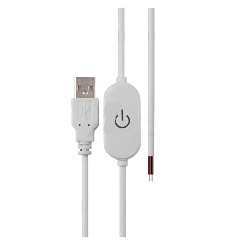 Câble d'interrupteur tactile 2A 5V 1,5M et contrôleur de gradation à 2 fils
