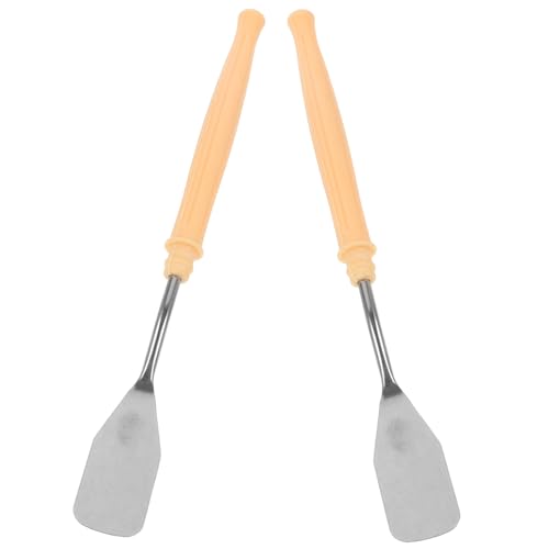 Housoutil 2pcs Printer Remover Metal Shovel for Printer Removal Printing Tools Accessories for Cleaning Nozzles