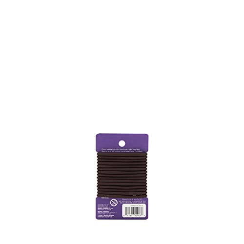 Goody Ouchless Elastic Hair Bands Brown Non Metal 15 Elastics by Goody, 1 count (Pack of 15) - Image 2