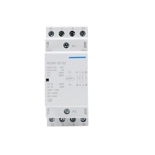 Contrôleur modulaire 4P 25A pour tableau électrique domestique 230V