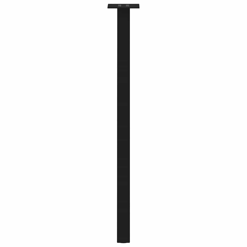 Gambe per Tavolo consolle 4 pz Nere 72 cm in Acciaio,Mobili,Accessori per tavoli,Gambe per tavoli,5.98 kg -4012492