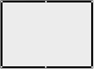 Tela dobrável do projetor 4: 3, cortina dobrável para fácil instalação e operação do projetor, adequada para cinema em casa e tela de projeção ao ar livre (60 polegadas)