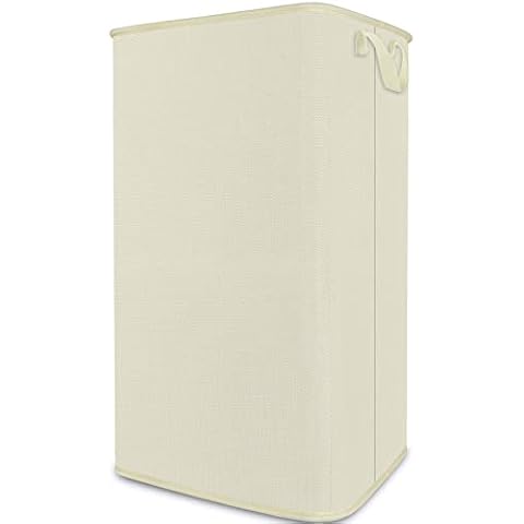 SNIGJAT Large Laundry Hamper, Tall Laundry Hamper with Sturdy Handles, Hampers for Laundry, Rectangular Dirty Clothes Hamper for Bedroom, Extra Large Laundry Basket for Clothes Toys, 80 L Cover
