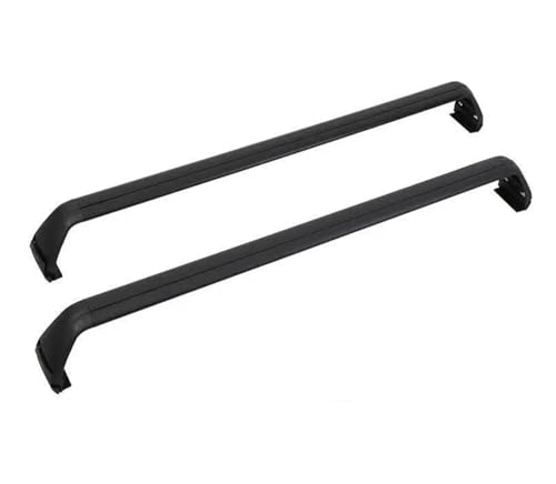 Barres de toit alu noir Jeep Wrangler JL JK rail transversal 2pc