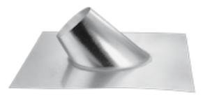M&G DuraVent Duravent 4" x 6 5/8" GA Steel Roof Flashing, 6-5/8, Galvanized