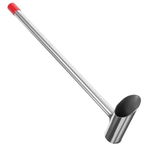 Holibanna Stainless Steel Marshmallow Spoon with Long Handle Sturdy Sugar Scooper for Candy Machines Easy to Clean Kitchen Tool for Floss Sugar and Party Use