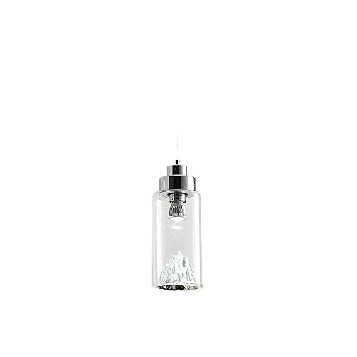 Suspension E27 rétro loft en verre pour éclairage de chevet