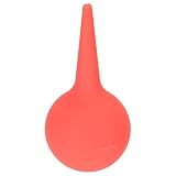 OKUMEYR Mini siringa auricolare a bulbo: lavaggio in morbido silicone - Siringa a bulbo riutilizzabile da 60 ml - Strumento da laboratorio per lavaggio auricolare con sfera a pressione per uomo e