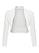 Produktbild DANAEST Damen Langarm Bolero Festlich Strickjacke Schulterjacke Kurz Top (700), Grösse:L, Farbe:Weiß