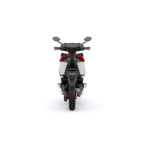 Image of Simple Energy ONE Electric Scooter | 265 km Range | 115 km /h Top Speed | 5kWh Battery | Light X (White and Red) | Advance Booking for Ex-Showroom`
