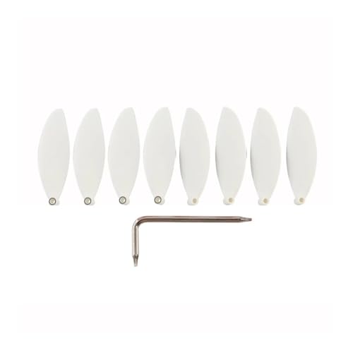 Hélices de remplacement aérodynamiques rouges pour drone pack de 8 pièces stables - 6