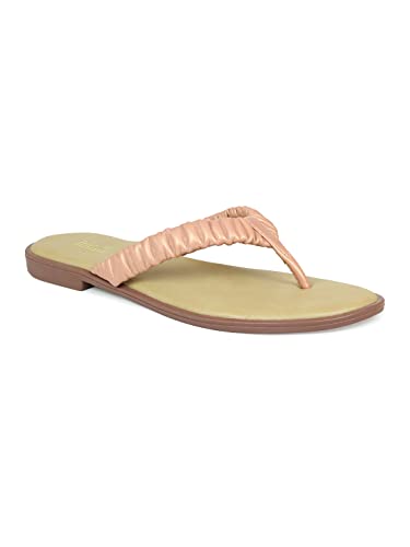 Image of Inc.5 Womens 101018 Peach Flat Sandal
