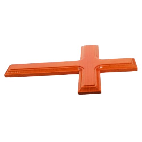 Holibanna Wooden Cross Wall Decoration Rustic Jesus Cross Ornament for Home Adornment Collection