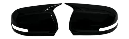 Coques de rétroviseurs avec lampe pour Mitsubishi Outlander et ASX 2013-2018 noir