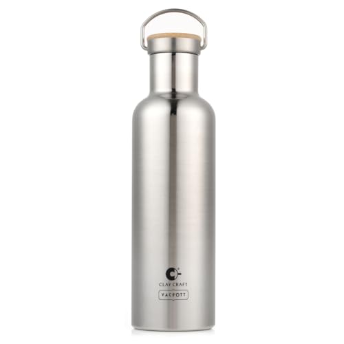 Image of Clay Craft Vacbott Melissa Double Walled|18 Hours Hot and 24 Hours Cold Water Bottle Vacuum Insulated Flask Bottle|1 Pcs, 860ml Bottle for Gym|Travelling|BPA-Free|BIS Certified|1Year Limited Warranty