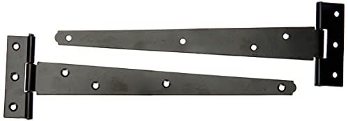 Bulk Hardware BH01988 Charnière en T légère, 250 mm, Set de 2 Pièces