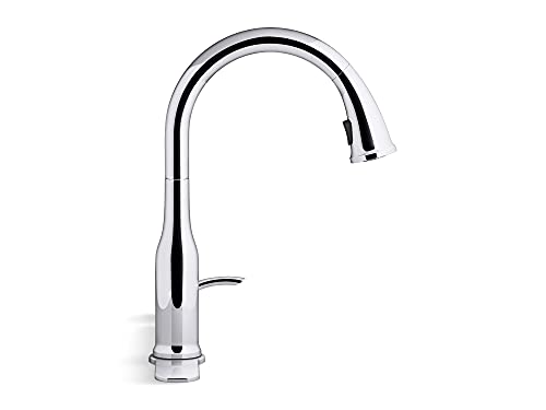 Kohler Rec23863-Sd-Cp Motif Kitchen Faucet With Pull Down Sprayer And Soap Dispenser, Kitchen Sink Faucet In Polished Chrome #TOP5