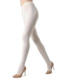 New MeMoi - Sweater Rib Tights, S/M, Winter White