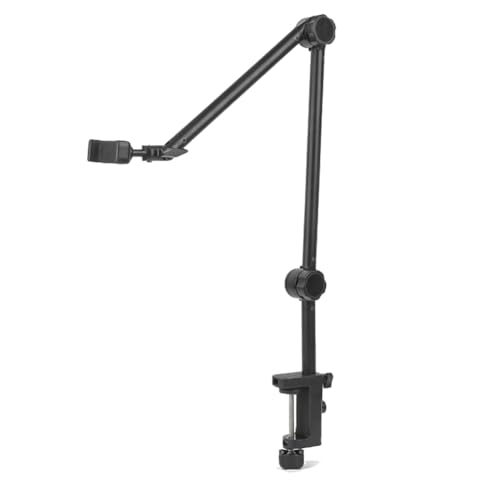 Support de téléphone flexible avec pinces anti-vibrations pour bureau
