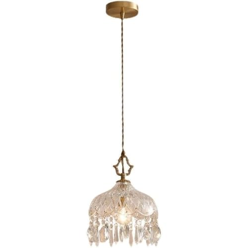 Lustre moderne tout cuivre et verre haut de gamme pour restaurant