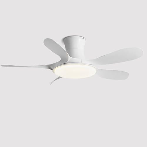 Ventilateur de plafond avec télécommande éclairage LED 6 vitesses salon - 2