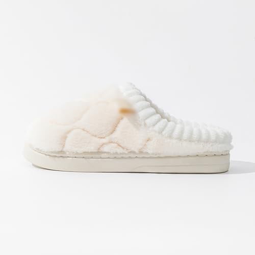 Women's Fleece Lined Indoor Slippers Cozy Winter Warm Soft Comfortable Slip On Home Footwear For Her4