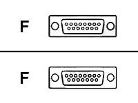 93050202 Network Cable DA15S to DA15S Crossover 50FT
