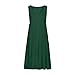 Army Lime Green Sleeveless for Women Summer Fall Crew Neck Spandex Midi Knee Length Loose Fit Brunch Basic Dresses Womens 2025 Clothing Fashion Country Concert M