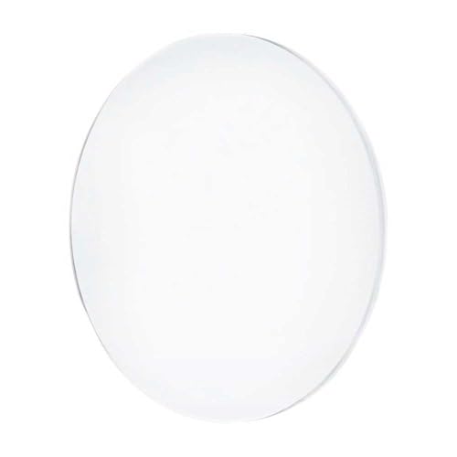 Protector Redondo a Medida para mesas y Muebles Fabricado con metacrilato Transparente, Disponible en Todas Las Medidas. (80cm)