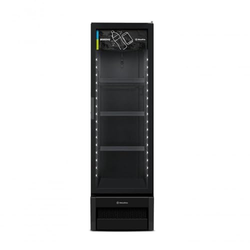 Cervejeira Vertical Metalfrio 337 Litros Optima All Black Vn28rh 110v