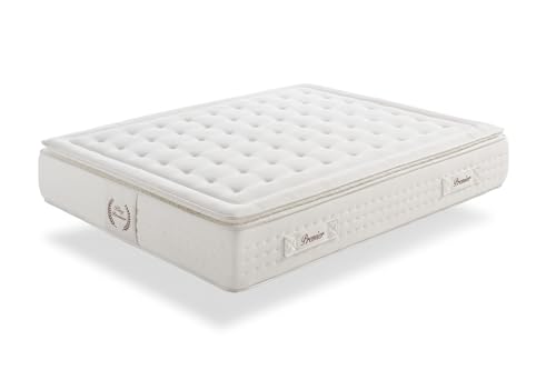 Moonia | Colchón King Premier Spring | Muelles ensacados | Alta transpirabilidad | Sistema de Confort multizonas | 150 x 190 cm