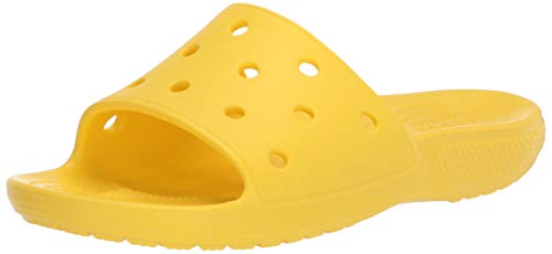 Preisvergleich Produktbild Crocs Unisex Classic Crocs Slide Holzschuh, Lemon, 37 / 38 EU