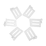 UKCOCO 6個 透明可能冷蔵庫仕切り 多機能製収納ボード 飲料 調味料 卵整理用 拡張可能で省スペース キッチン オフィスに