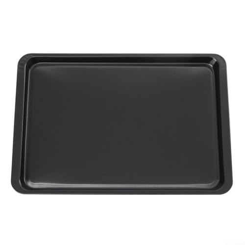 Sheet Pan, NonStick Stainless Baking Cookie Sheets Oven Tray, 14 Inch For Bread Cake Cookies Pan(Black)