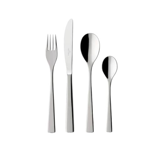 Villeroy & Boch Modern Line Cubertería, Set, Para hasta 6 personas, 24 piezas, acero inoxidable
