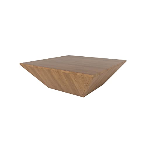 homary Modern Living Room Wood Square Low Coffee Table, Coffee Table with Drawer Storage Drum (Wood) homary Modern Living Room Wood Square Low Coffee Table, Coffee Table with Drawer Storage Drum (Wood)