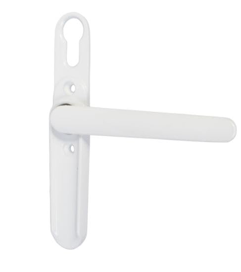 Clearline Bi-Fold Shootbolt Handle + Escutcheon - White