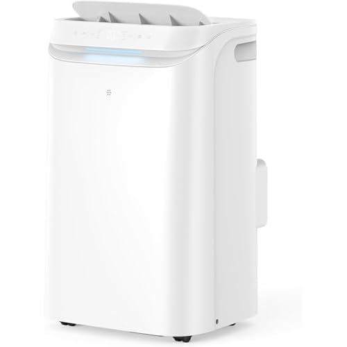 Sylro Series 14,000 BTU Portable Air Conditioner with Heat, 4-in-1 AC Unit (Cool/Heat/Dehumidifier/Fan), Quiet, Easy Install for Large Rooms up to 700