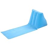 BEAHING Sillón Inflable, Silla de Playa portátil con Respaldo para Acampar