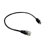 USB-C to RJ11 Short Converter Cable, 6 inches, Convert Any USB-C Power Source to RJ11, Convert for Radar, Dash cam