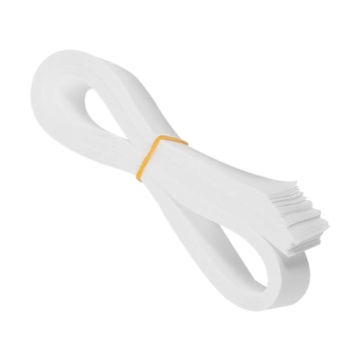 OUNONA 40個 入り 紙製お札束ねバンド 軽量折りたたみ式 書き込み可能 現整理用ストラップ 行 店舗向け 簡単固定 貨幣用ペーパーバンド