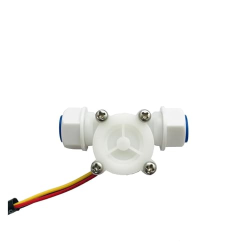 Sensor de flujo de agua 5-24V HS06PE para tubería PE 4/6mm y caudal 0,3-3,0 l/min