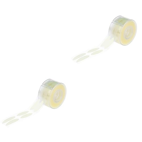 IWOWHERO 2sets Natural Eye Makeup Enhancer Double Eyelid Sticker Tape Skin-Friendly Formula 300pairs*2