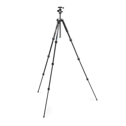 Manfrotto Element MII 4-Section Aluminum Tripod with Ball Head, Black