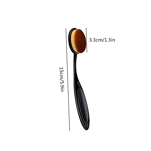 2 Pack Toothbrush Foundation Brush Oval Makeup Brush Loose Powder Toothbrush Brushes For Blending Liquid, Cream, Flawless Powder Cosmetics Tools #TOP1