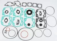 Full Engine Gasket Set Compatible with Ski-Doo 669.9 cc Engine Type 670 Summit 1996-1999 Snowmobile Liquid Cooled 2 Cylinder PWC 123-15003