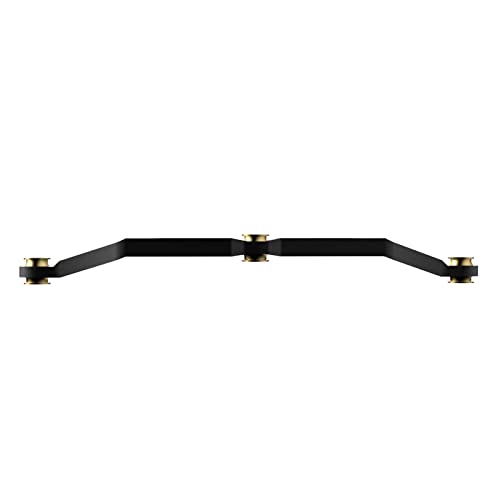Image of Black Brass Steering Link Upgrade Parts for TRX4M 1 /18 RC Crawler Car